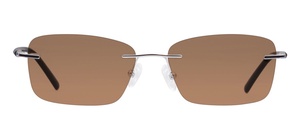front facing image of Rimless Rectangle 3