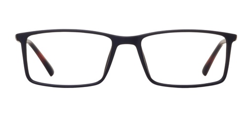 Clear Low Bridge Fit TR90 Trapezoid Eyeglasses - 8206